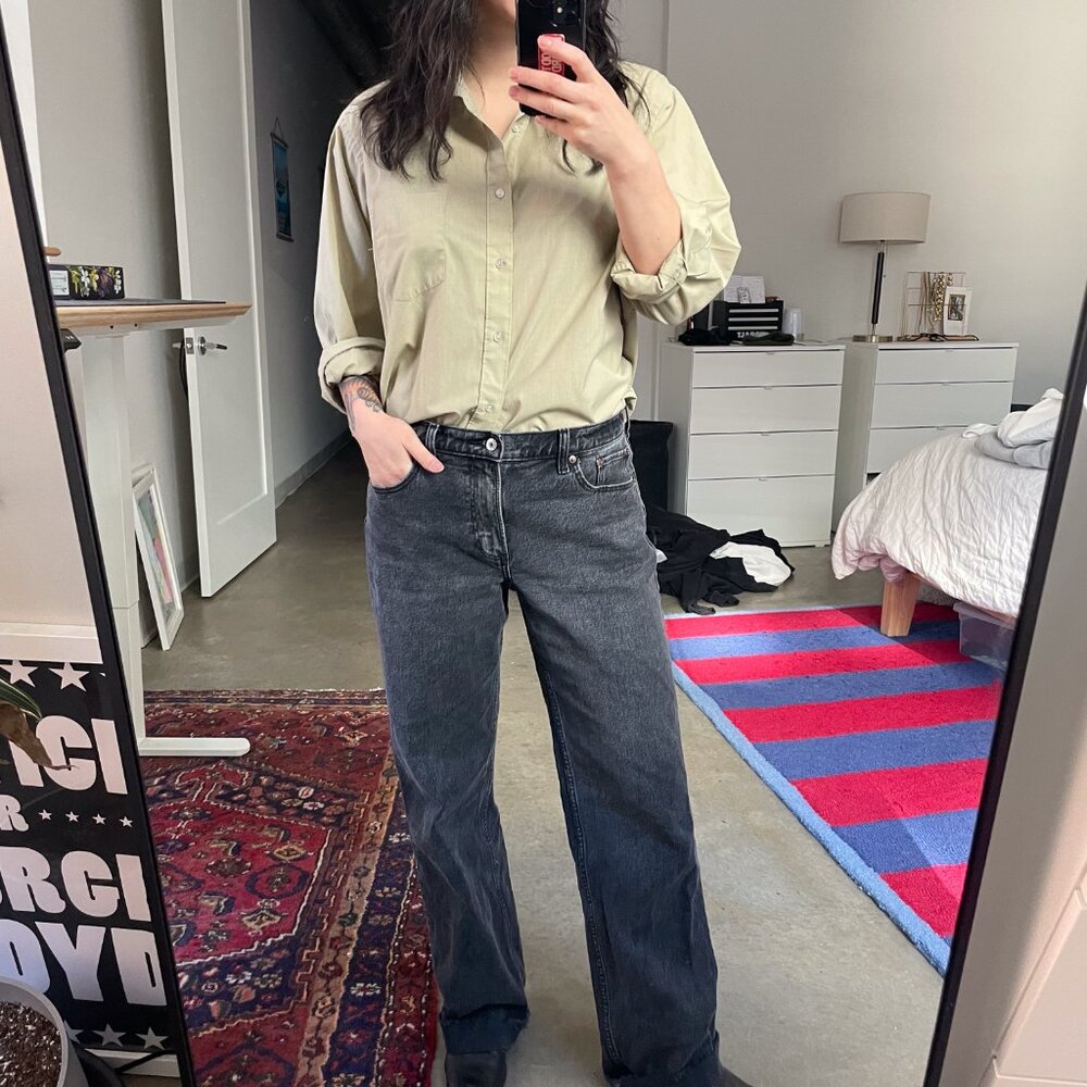 Abercrombie Low Rise Baggy Jeans